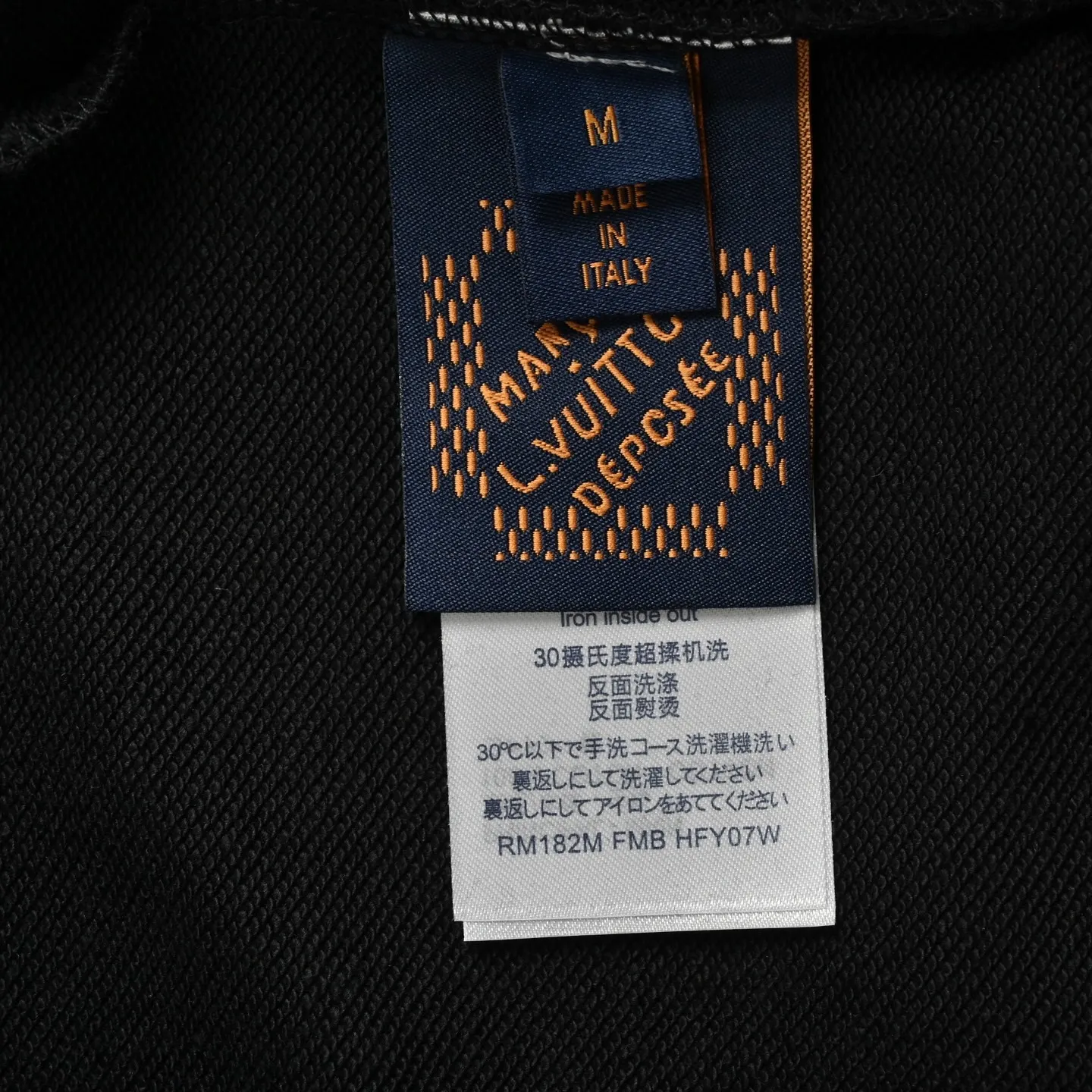 Louis Vuitton/Louis Vuitton 25Fw front and back logo embroidered crew neck sweatshirt
